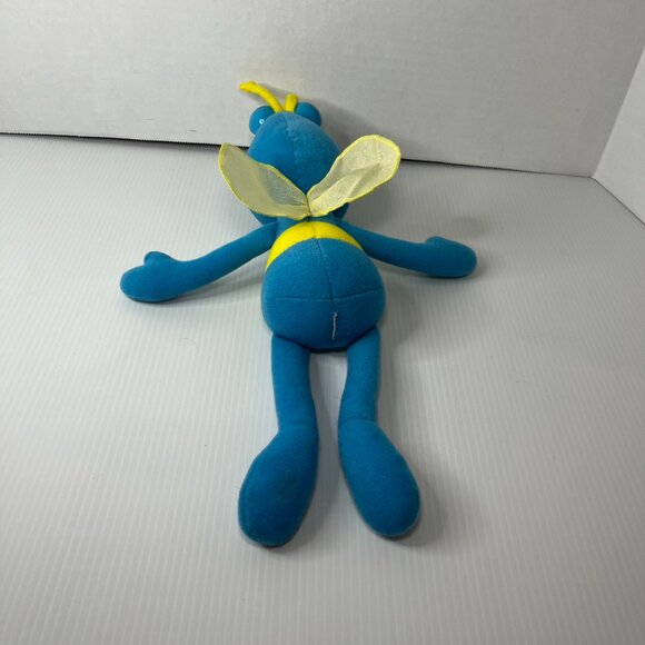 Vintage 1990's Applause Jim Henson Blue Twiddlebug Stuffed Animal/Plush 13" - Picture 7 of 13